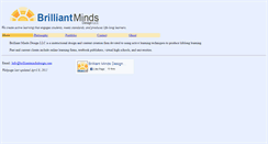 Desktop Screenshot of brilliantmindsdesign.com